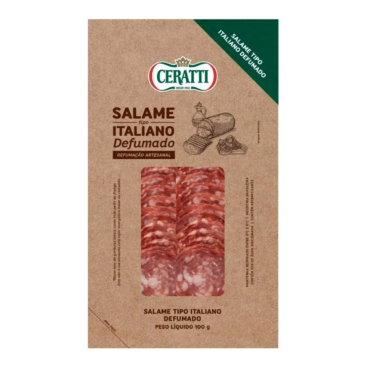 Salame Tipo Italiano Ceratti 100G