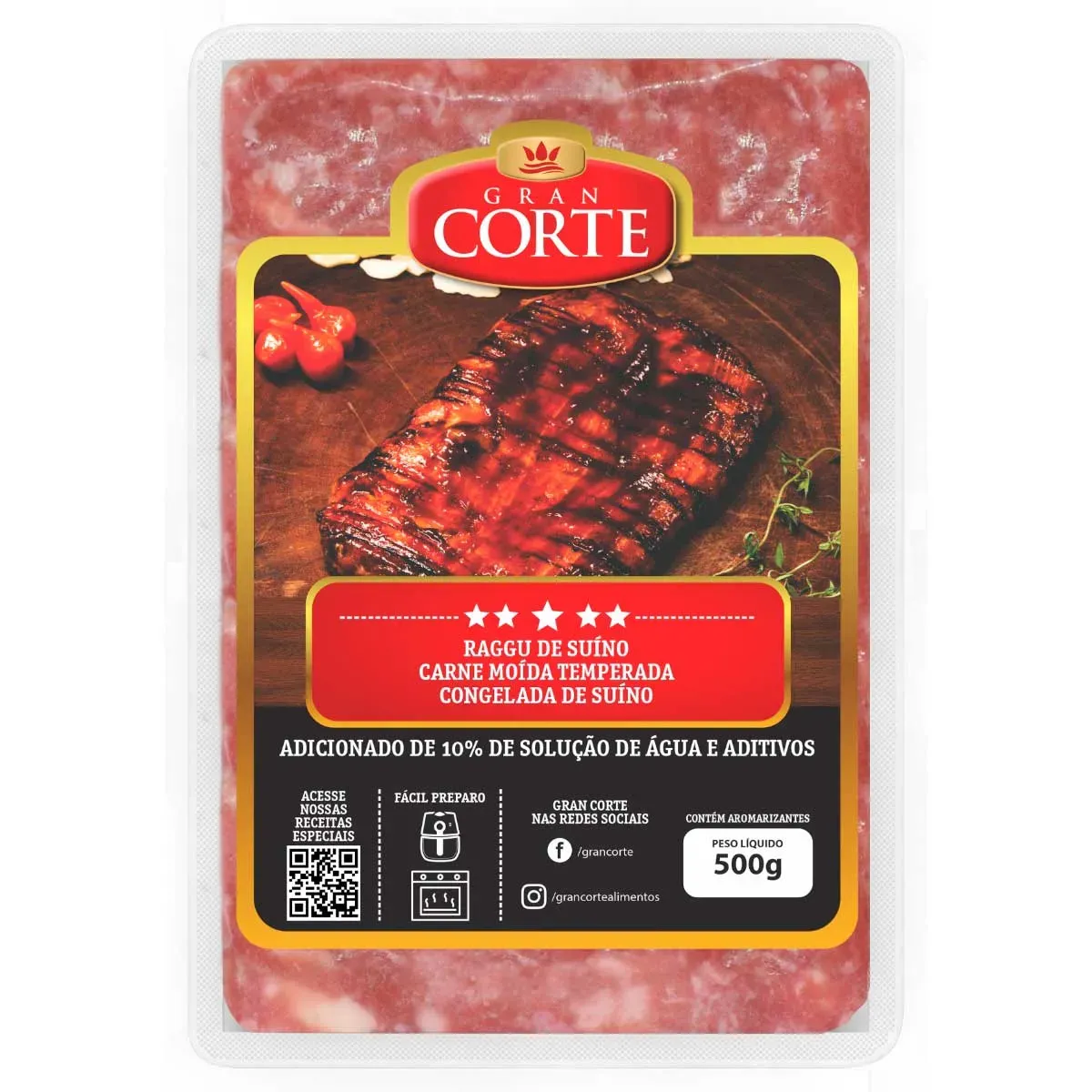 Raggu Suíno Gran Corte 500G