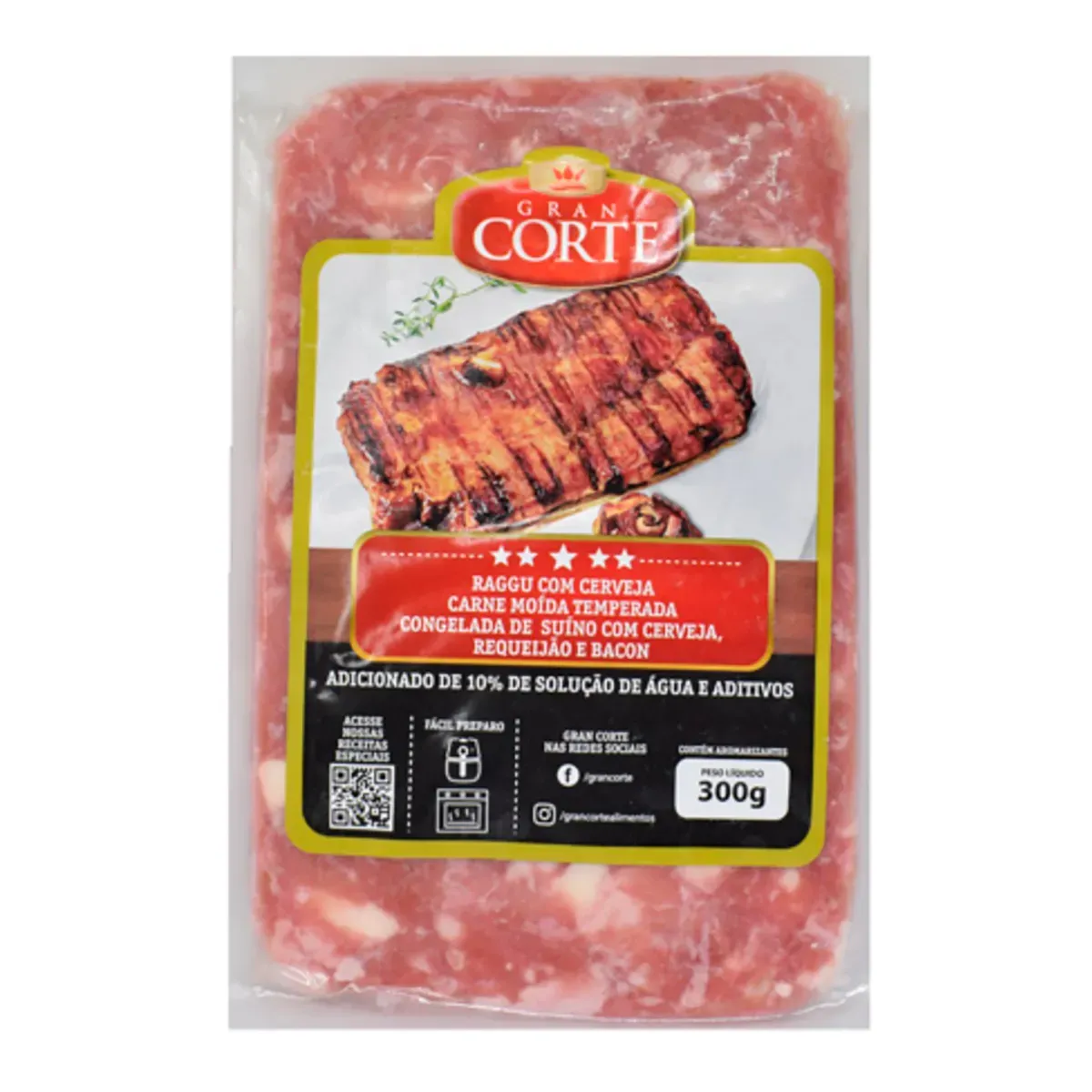 Raggu Suíno com Cerveja Gran Corte 300G