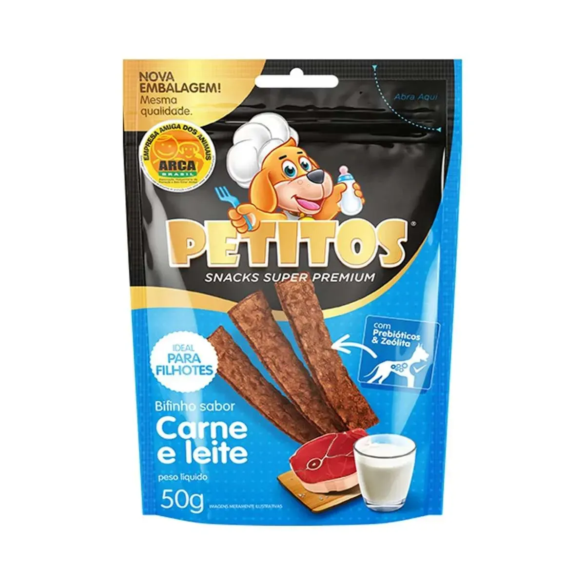 Bifinho para Cães Petitos Carne 50G