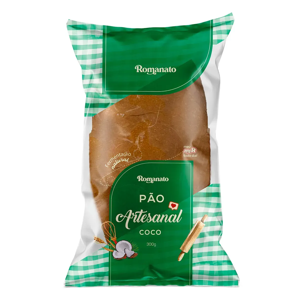 Pão Doce de Coco Romanato Fatiado 300G