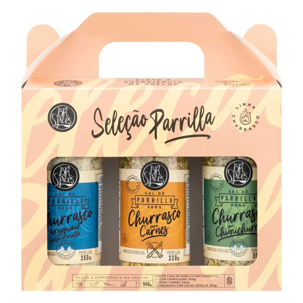 Kit Sal Parrilla Uruguaio Salsa Criolla + Sal UN