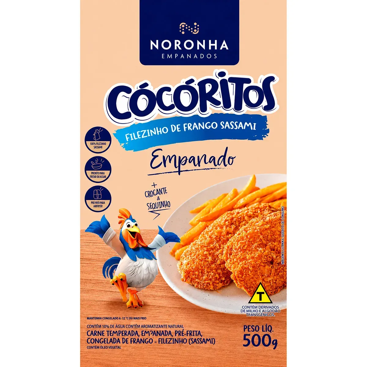 Filé Sassami Frango Empanados Noronha 500G