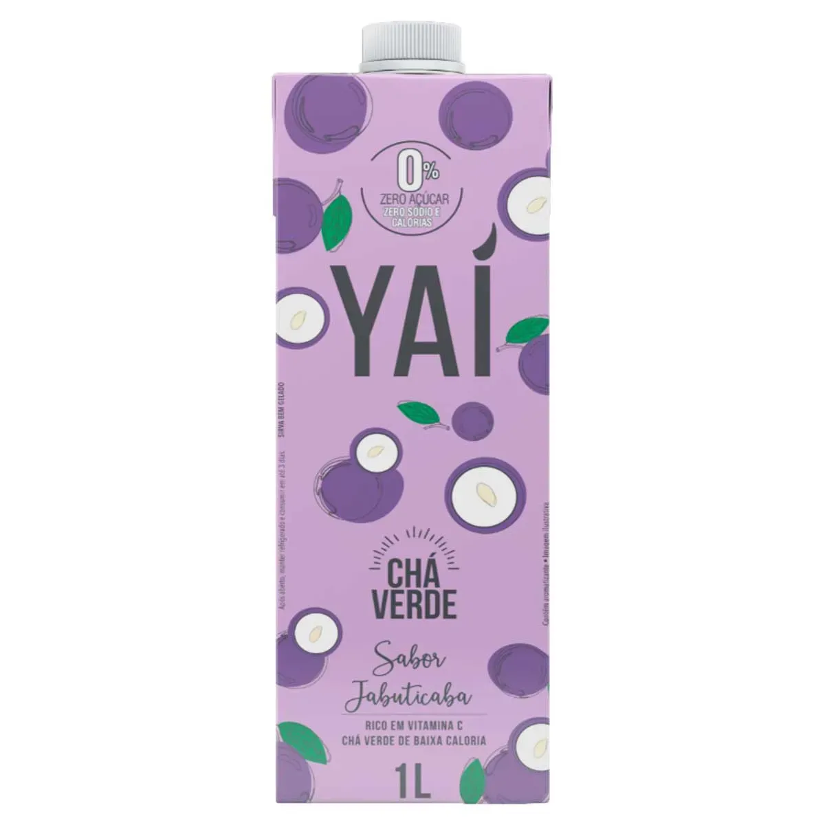 Chá Verde Jabuticaba Zero Açúcar Yaí 1L