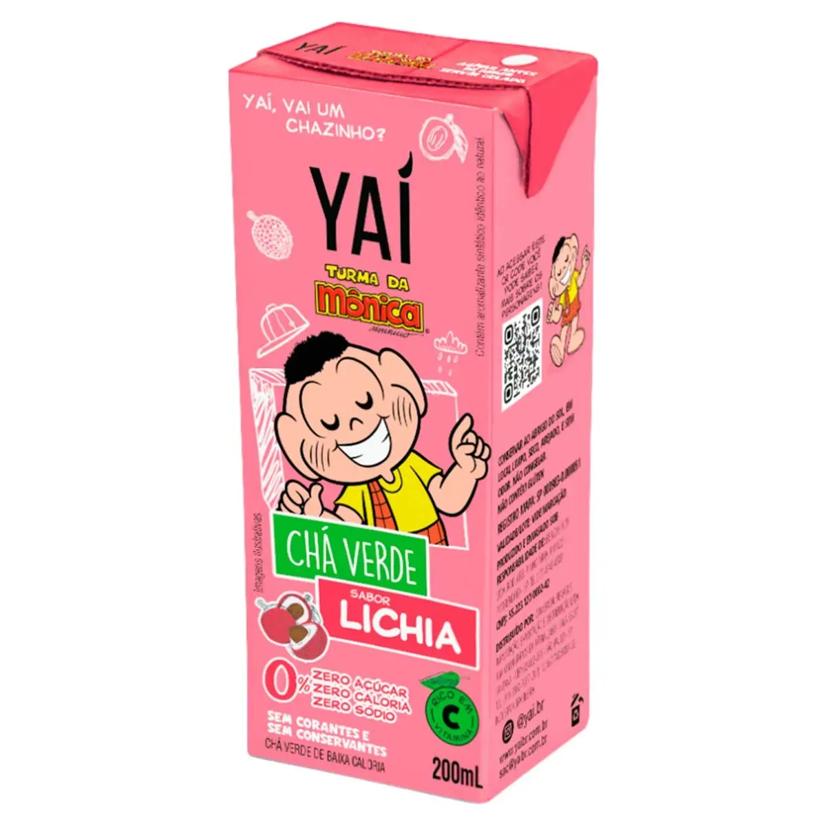 Chá Verde Lichia Zero Açúcar Turma Mônica 200ML