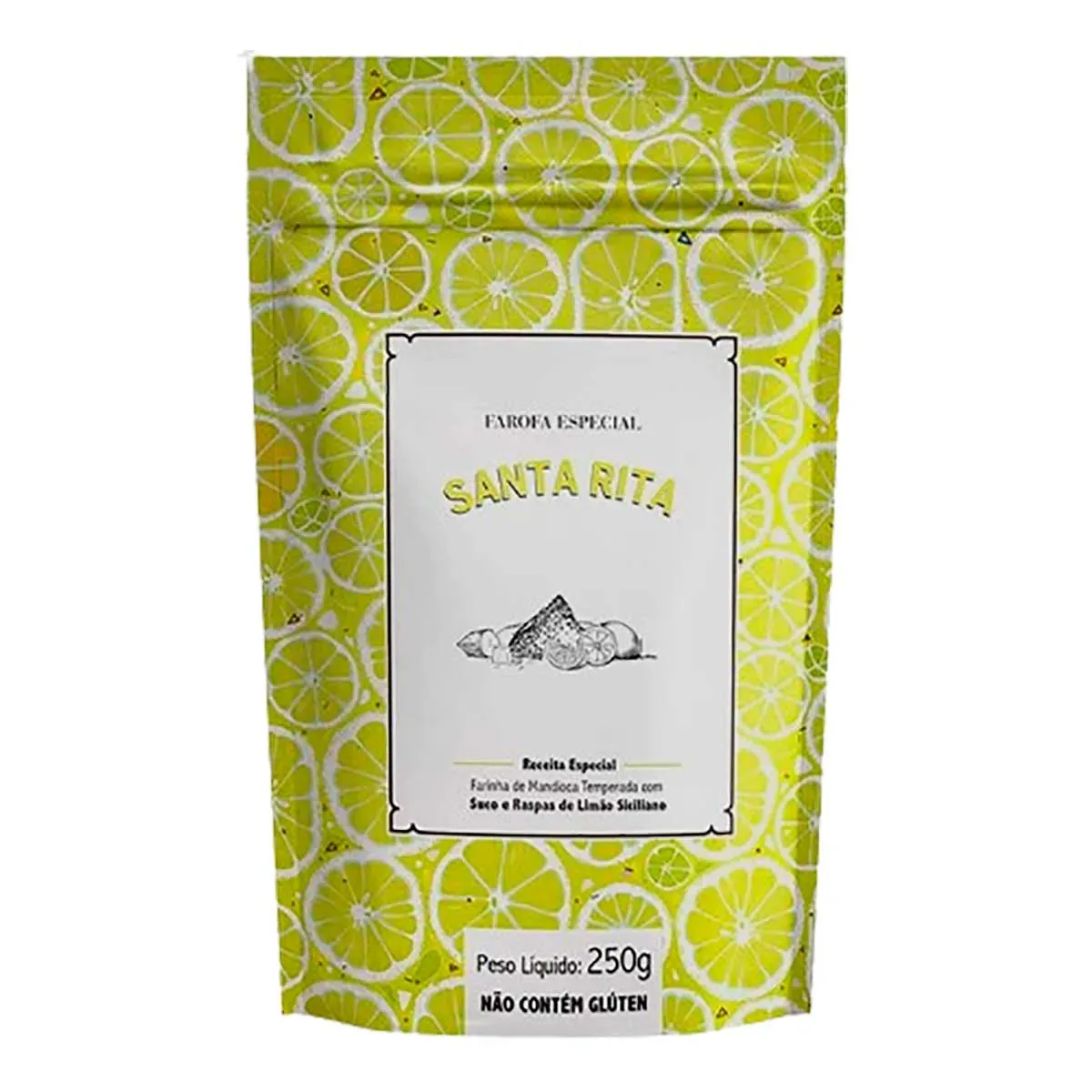 Farofa Limão Siciliano Santa Rita 250G