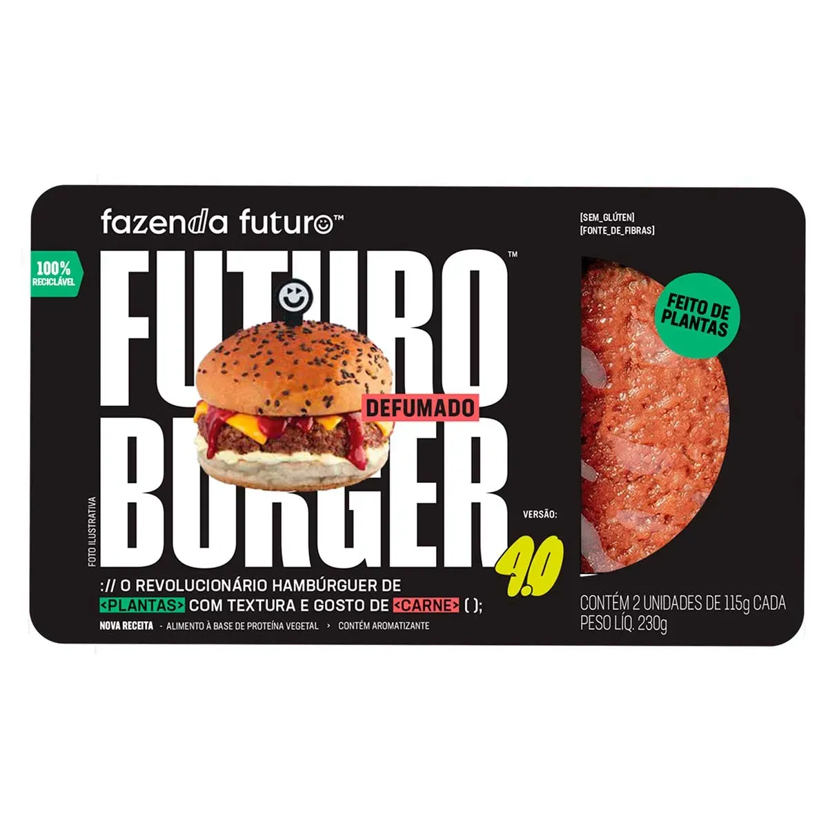 Hambúrguer de Planta Fazenda Futuro 230G