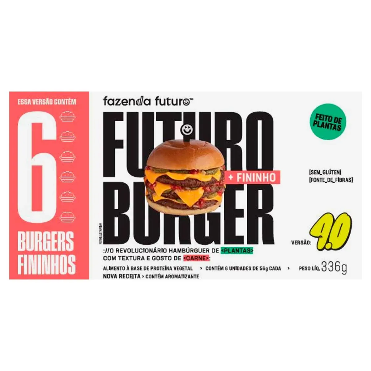 Hambúrguer à Basese Proteína Vegetal 56G 6UN