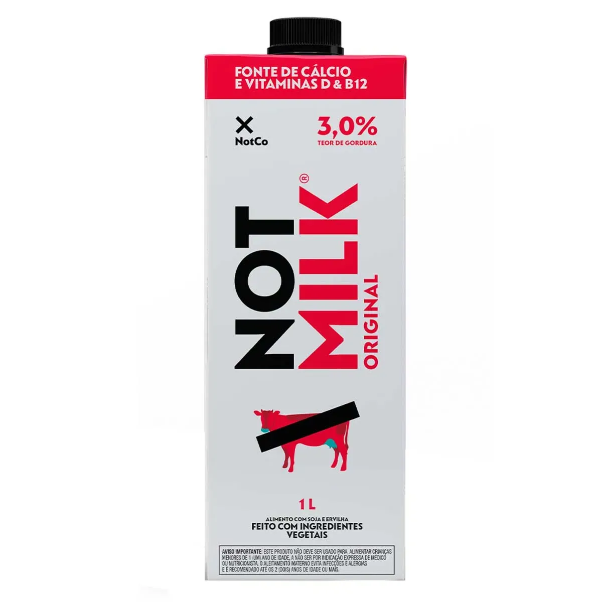 Not Milk Integral Leite Vegetal 1L