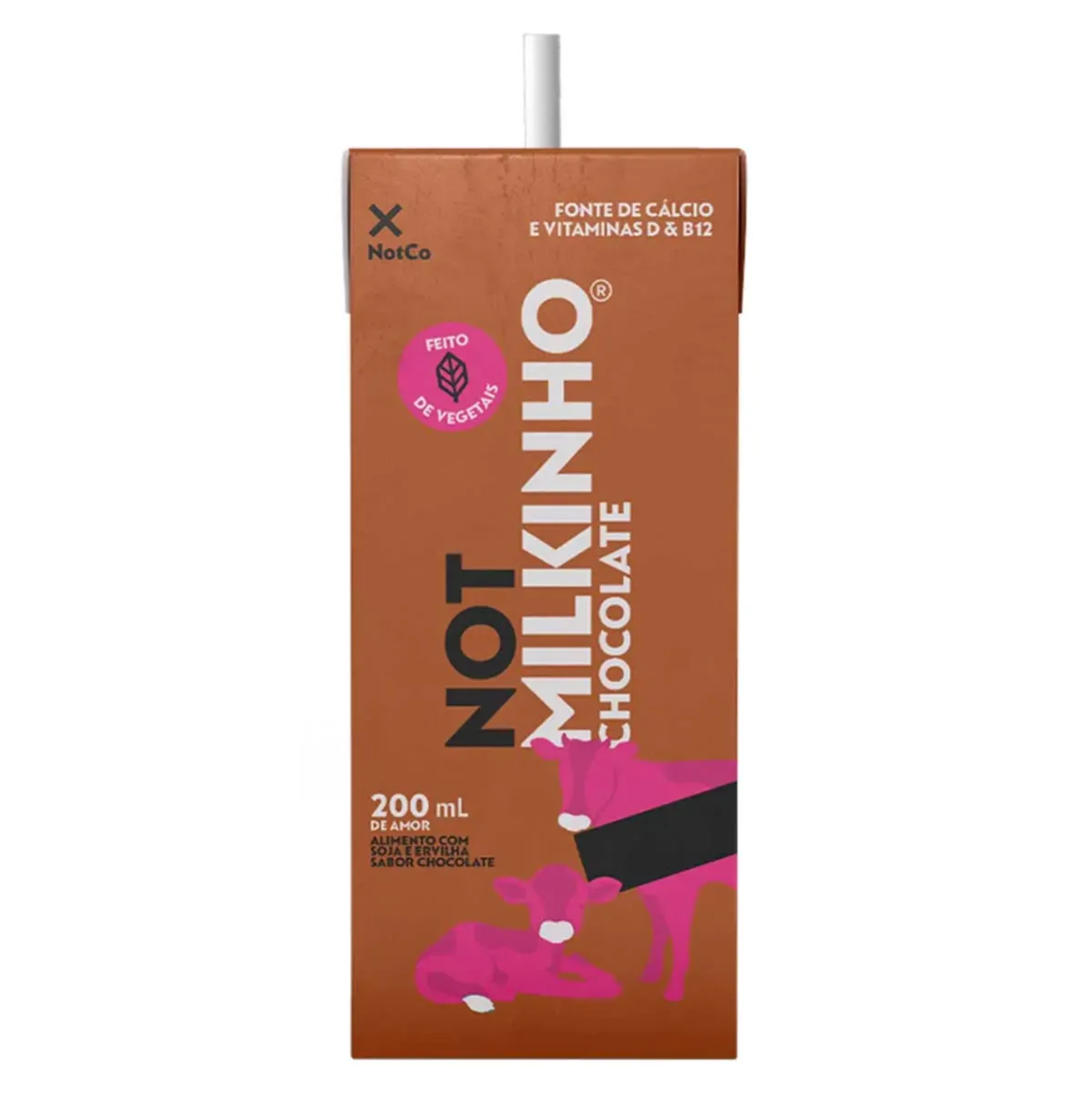 Bebida Vegetal Soja Ervilha Chocolate Not 200ML