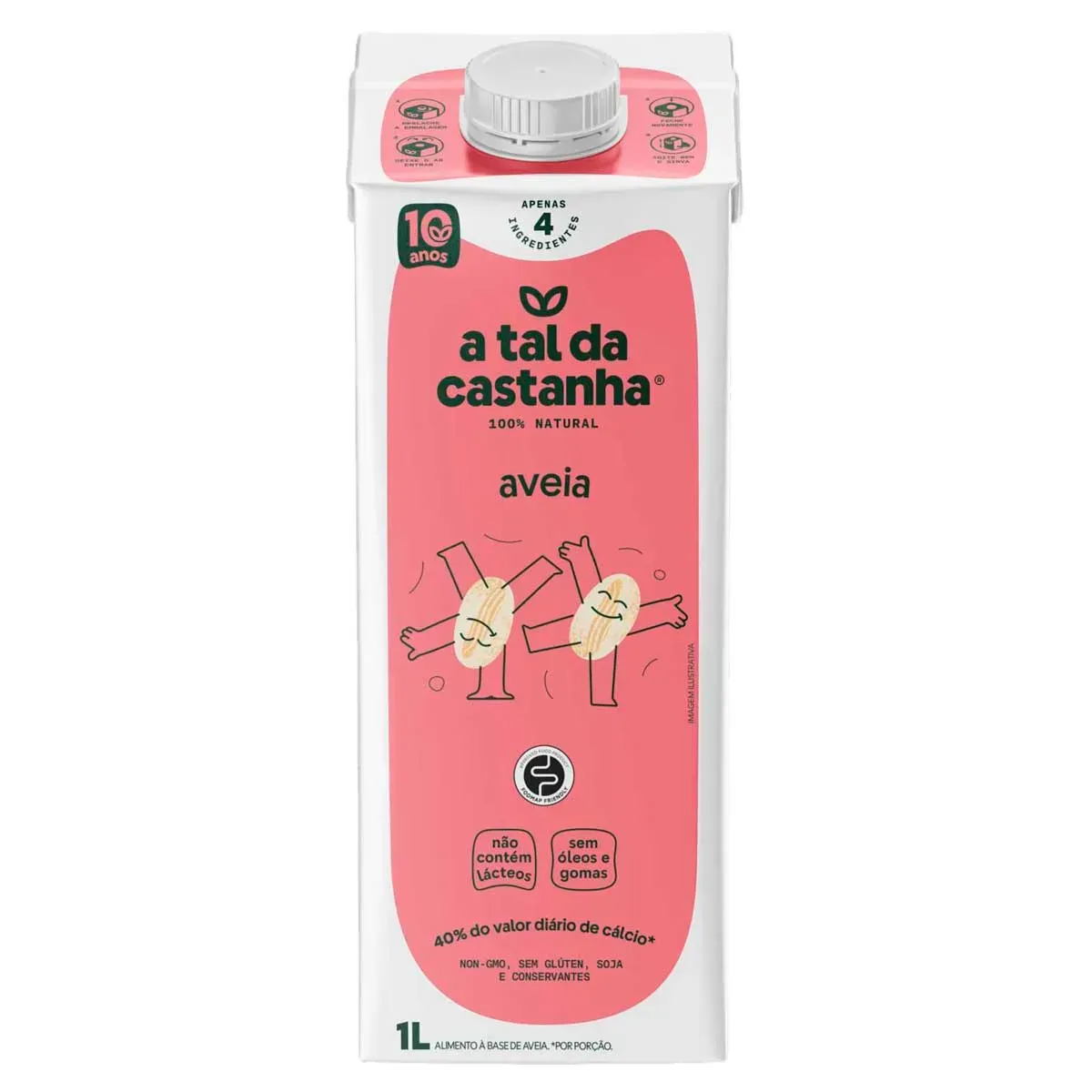 Bebida Vegetal A Tal da Castanha Aveia 1L