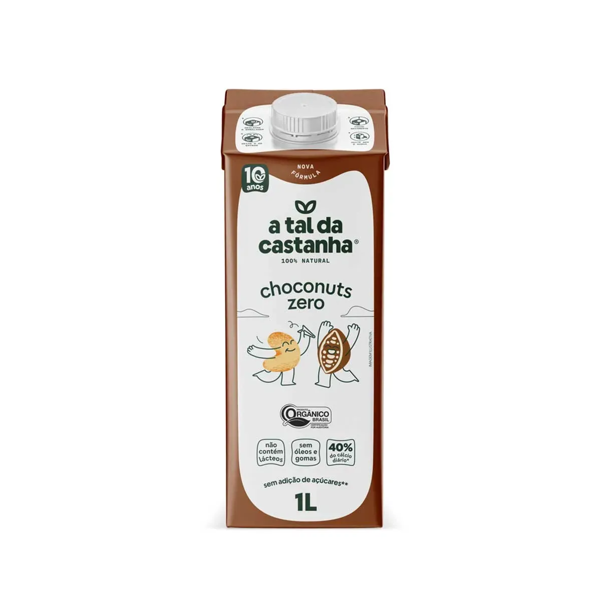 Bebida Vegetal Choconuts Zero A Tal da Castanha 1L