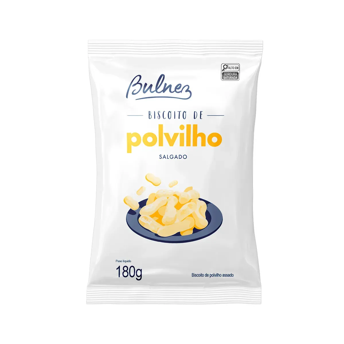 Biscoito Bulnez de Polvilho Salgado 180G