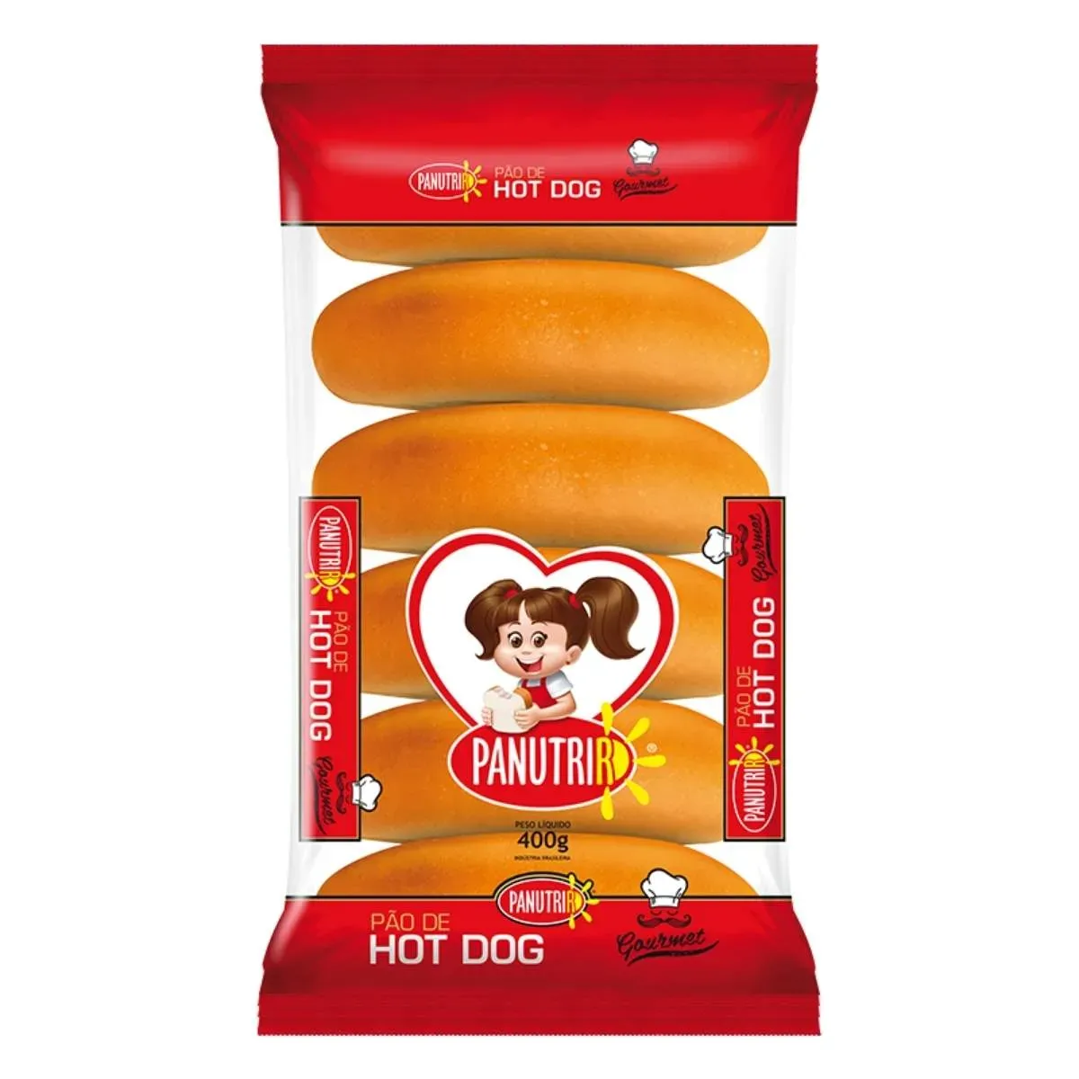 Pão de Hot Dog Panutri 400G
