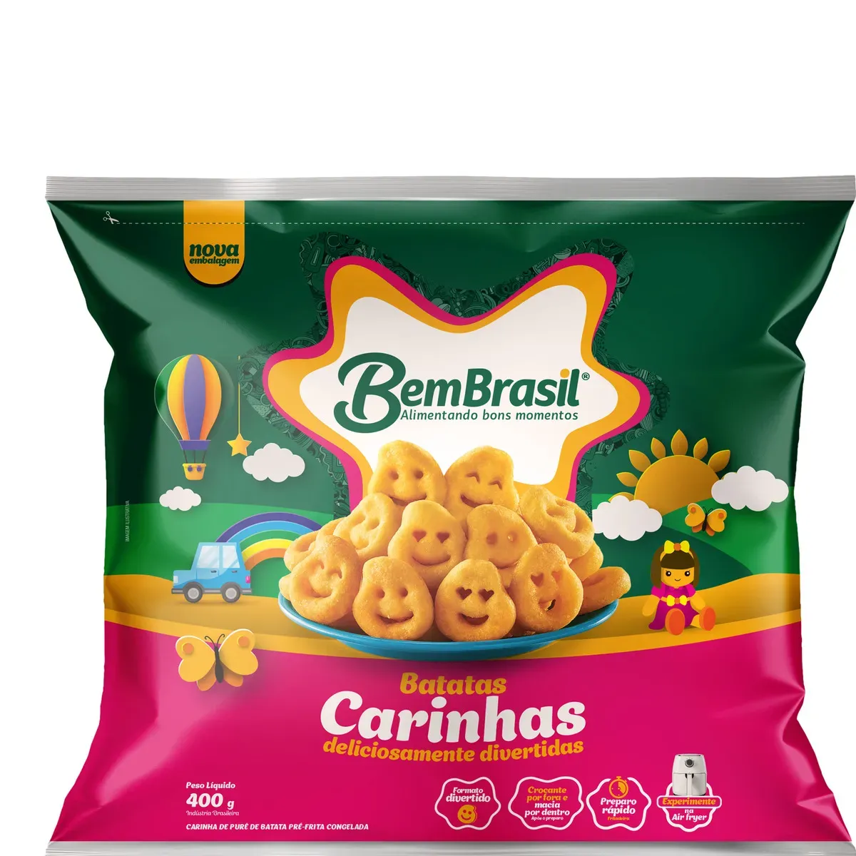 Batata Carinhas Bem Brasil 400G