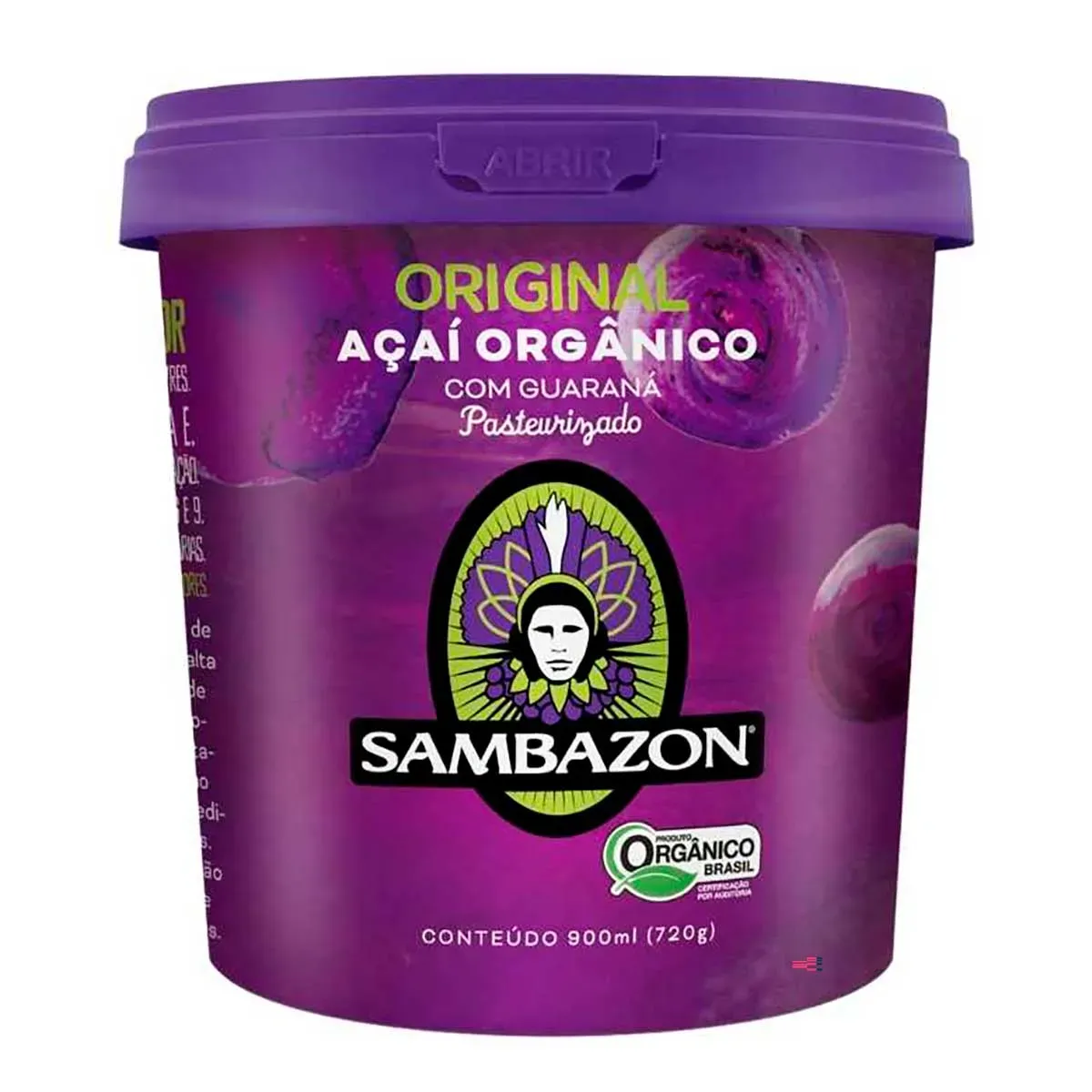 Açaí Orgânico Sambazon Guaraná 900G