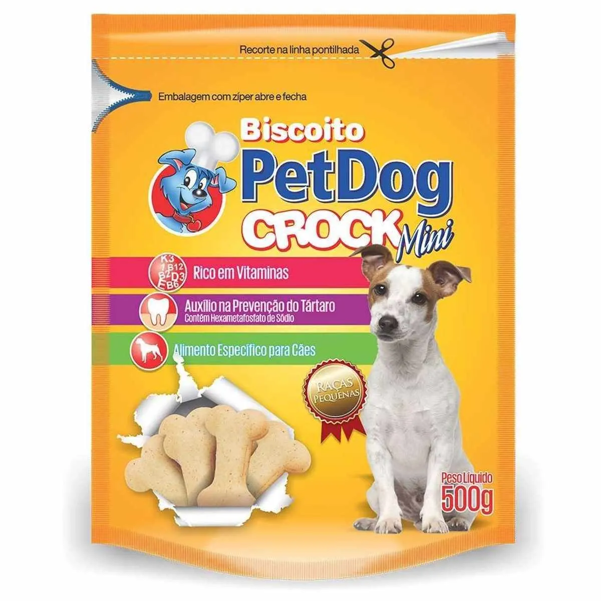 Biscoito Dog Crock Mini 500G