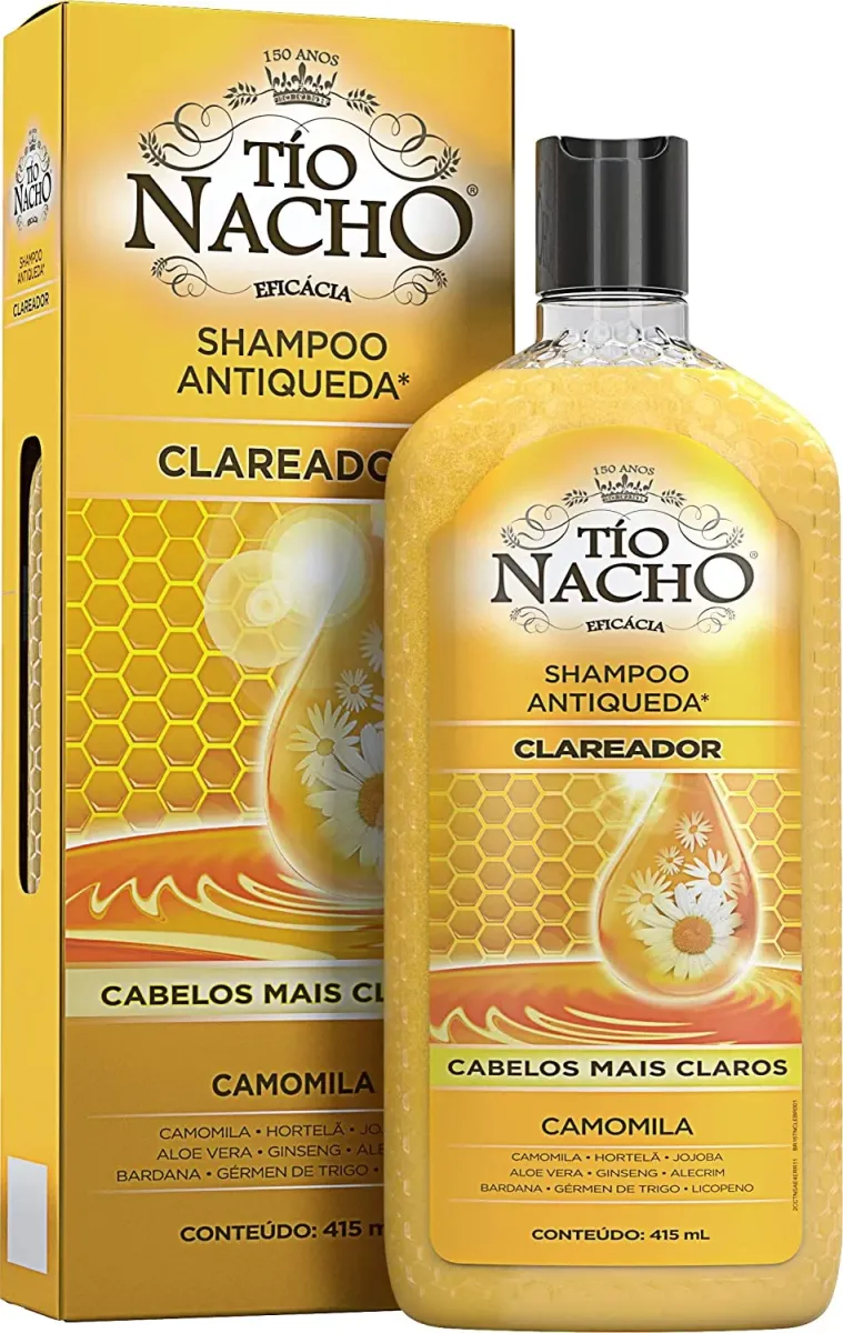 Shampoo Antiqueda Clareador Tio Nacho 415ML