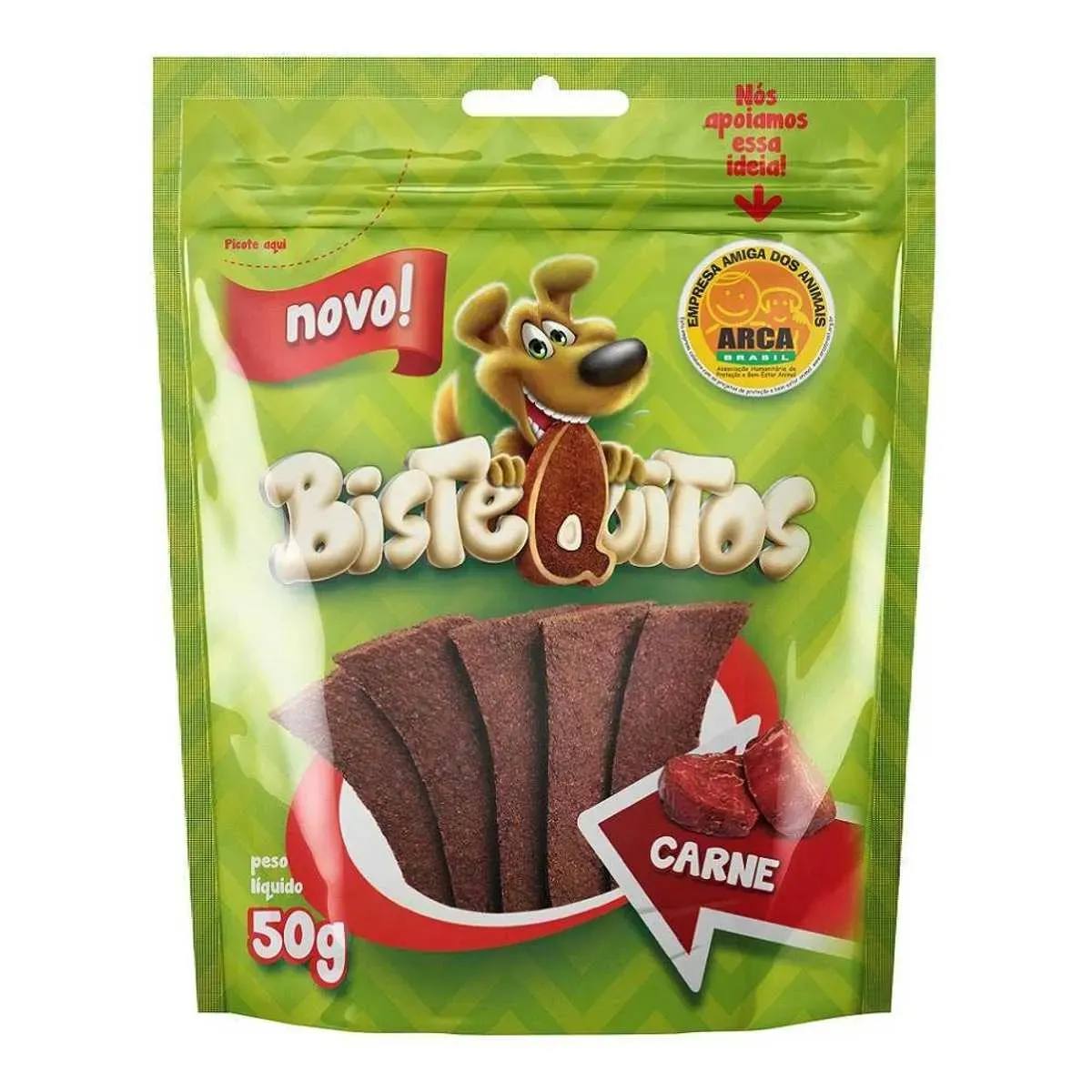 Bifinho para Cães Petitos Bistequitos Carne 50G
