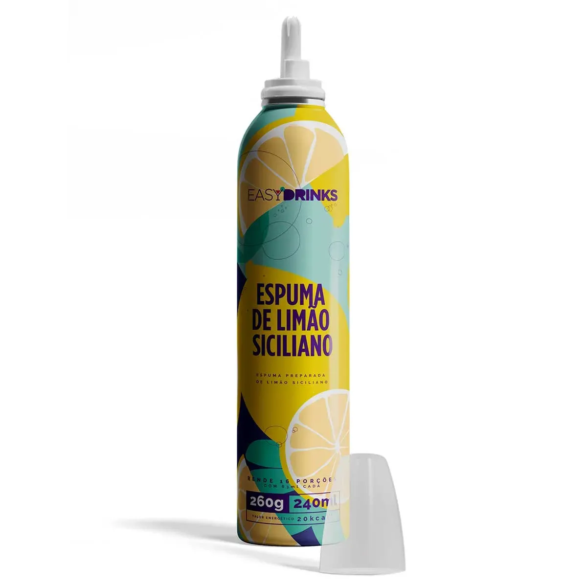 Espuma de Limão Siciliano Easy Drinks 260G