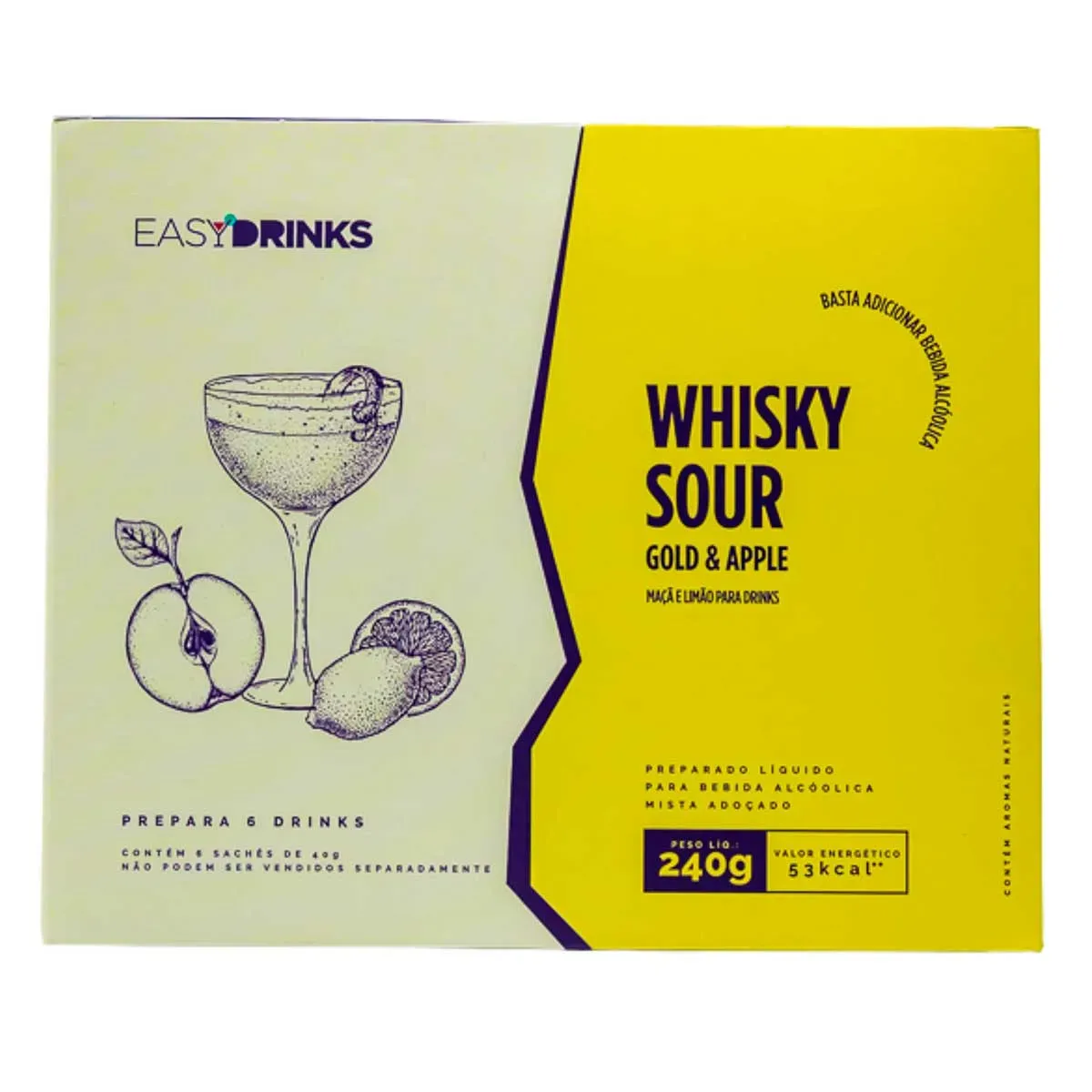 Preparado Líquido Bebida Alcoólica Whisky 240G