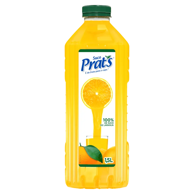 Suco Integral Laranja Prat's 1,5L