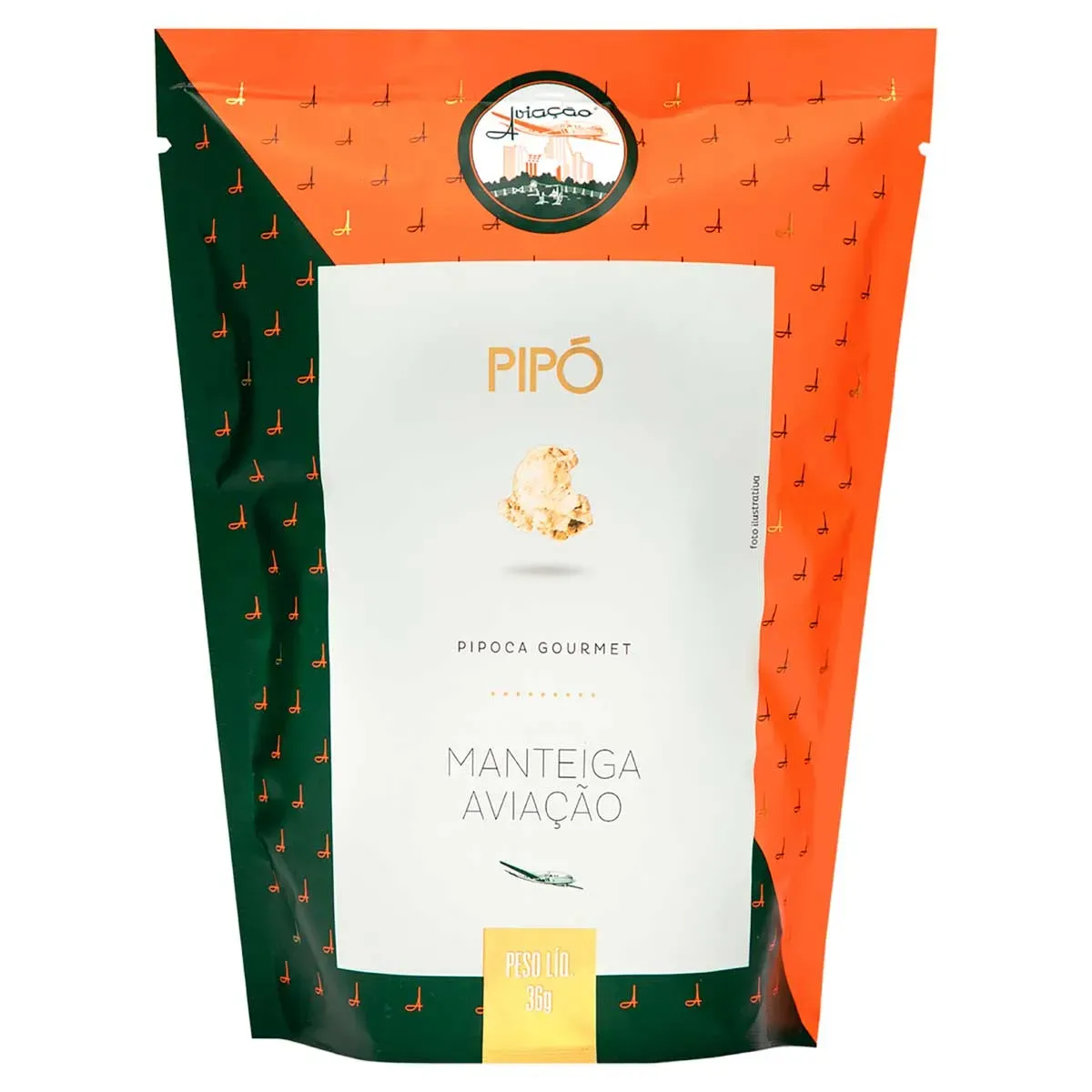 Pipoca Manteiga Pipó Gourmet Aviação 36G