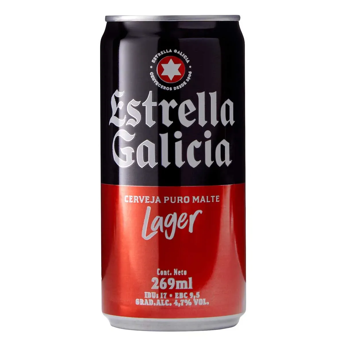 Cerveja Estrella Galicia Lager 269ML