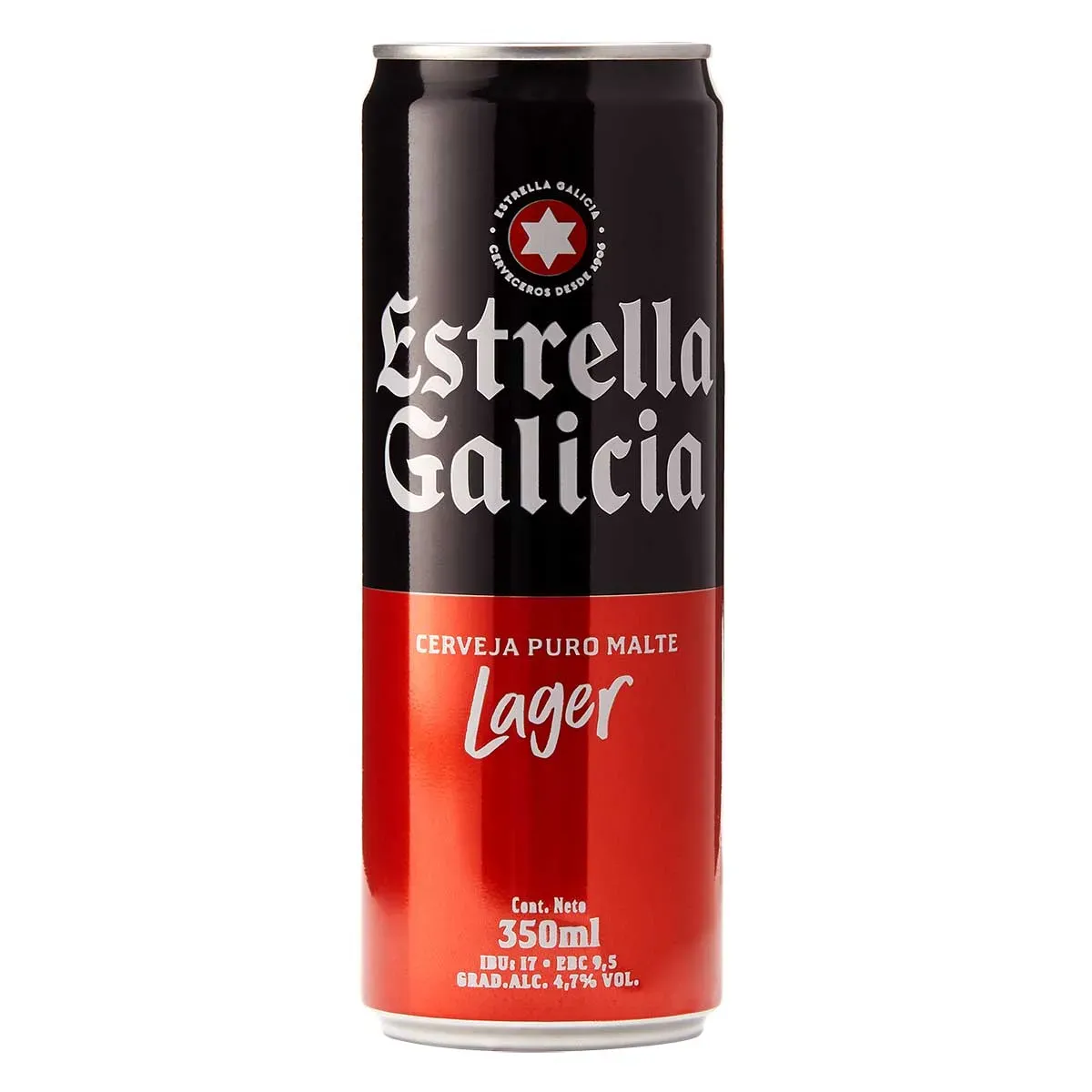Cerveja Estrella Galicia Puro Malte Lager 350ML