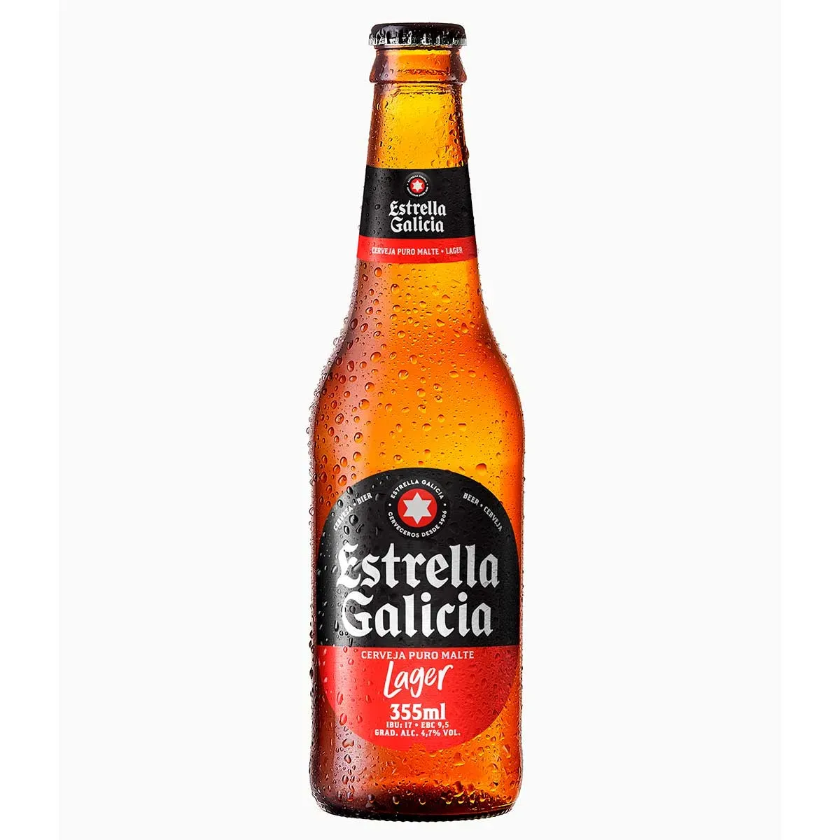 Cerveja Estrella Galicia Puro Malte Lager 355ML