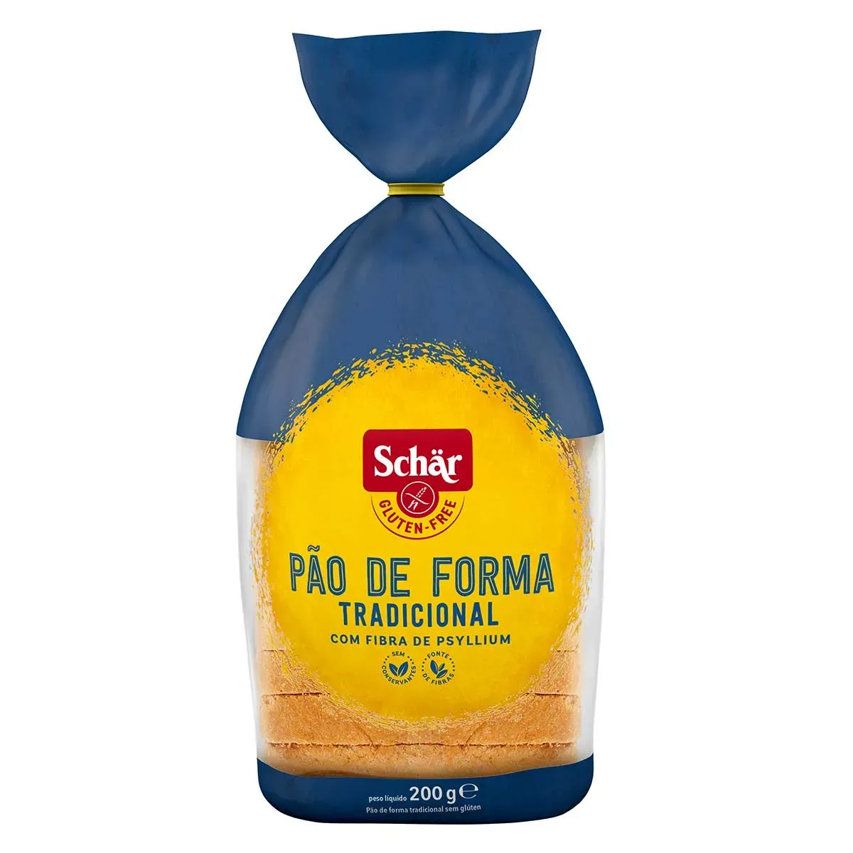 Pão De Forma Sem Glúten Sem Lactose Schar 200G