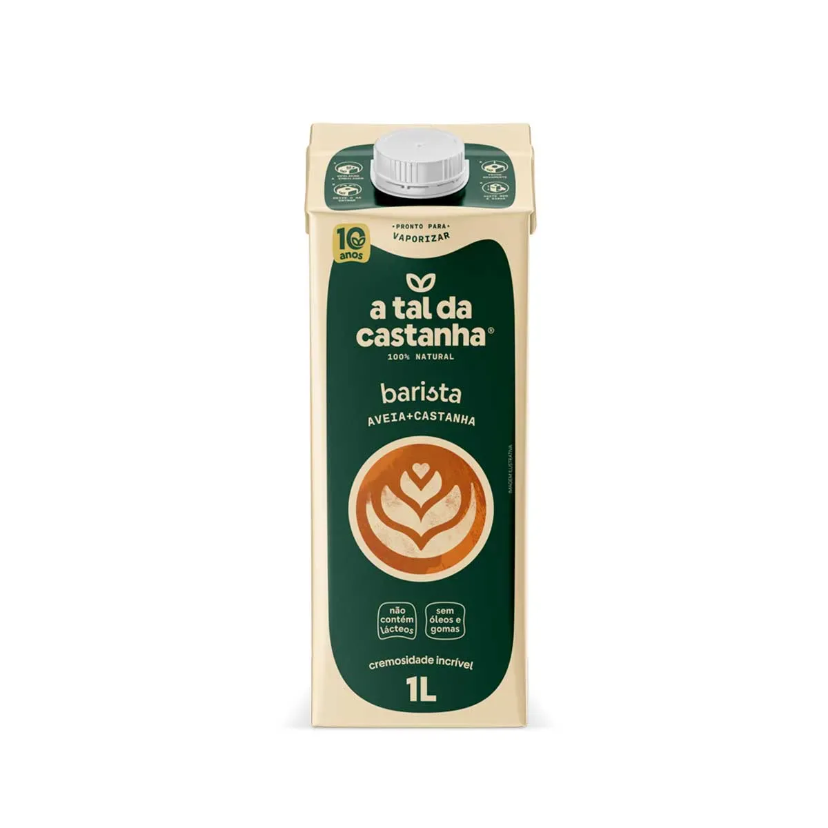 Bebida Vegetal Castanha-de-Caju Aveia Barista A 1L