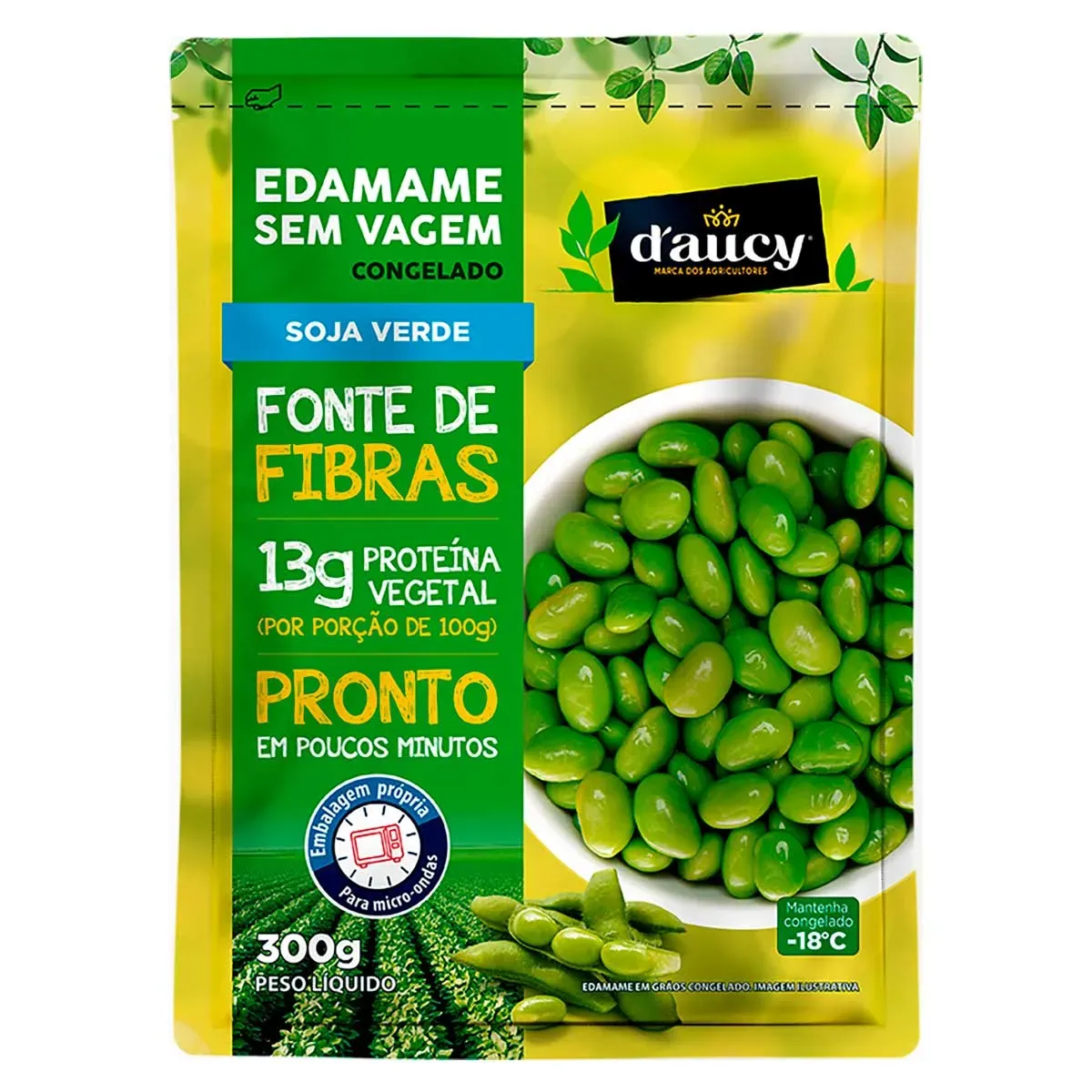 Edamame sem Vagem D'aucy 300G