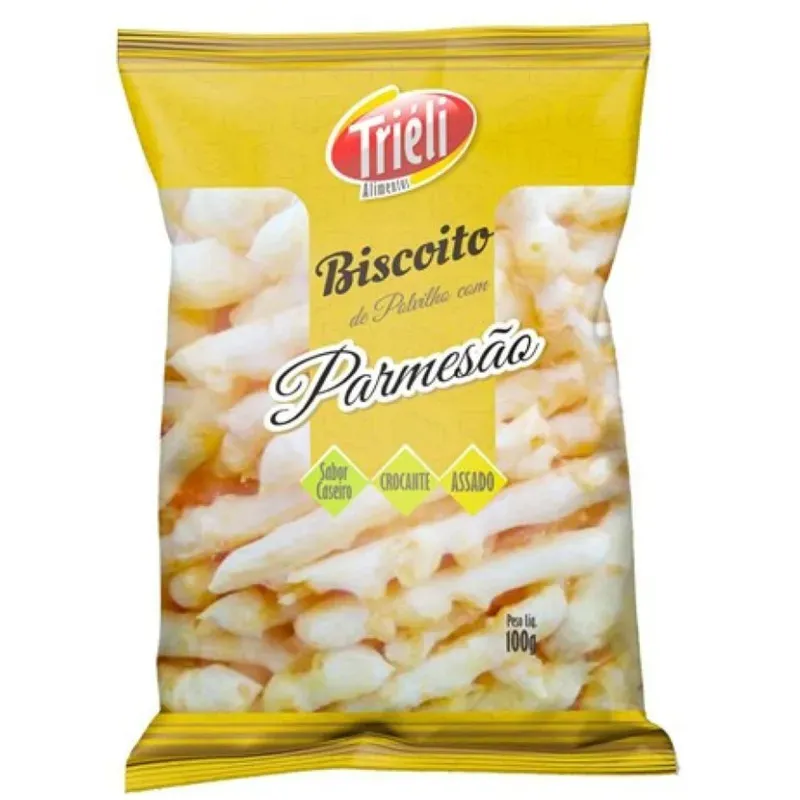 Biscoito Polvilho com Parmesão Trieli 100G