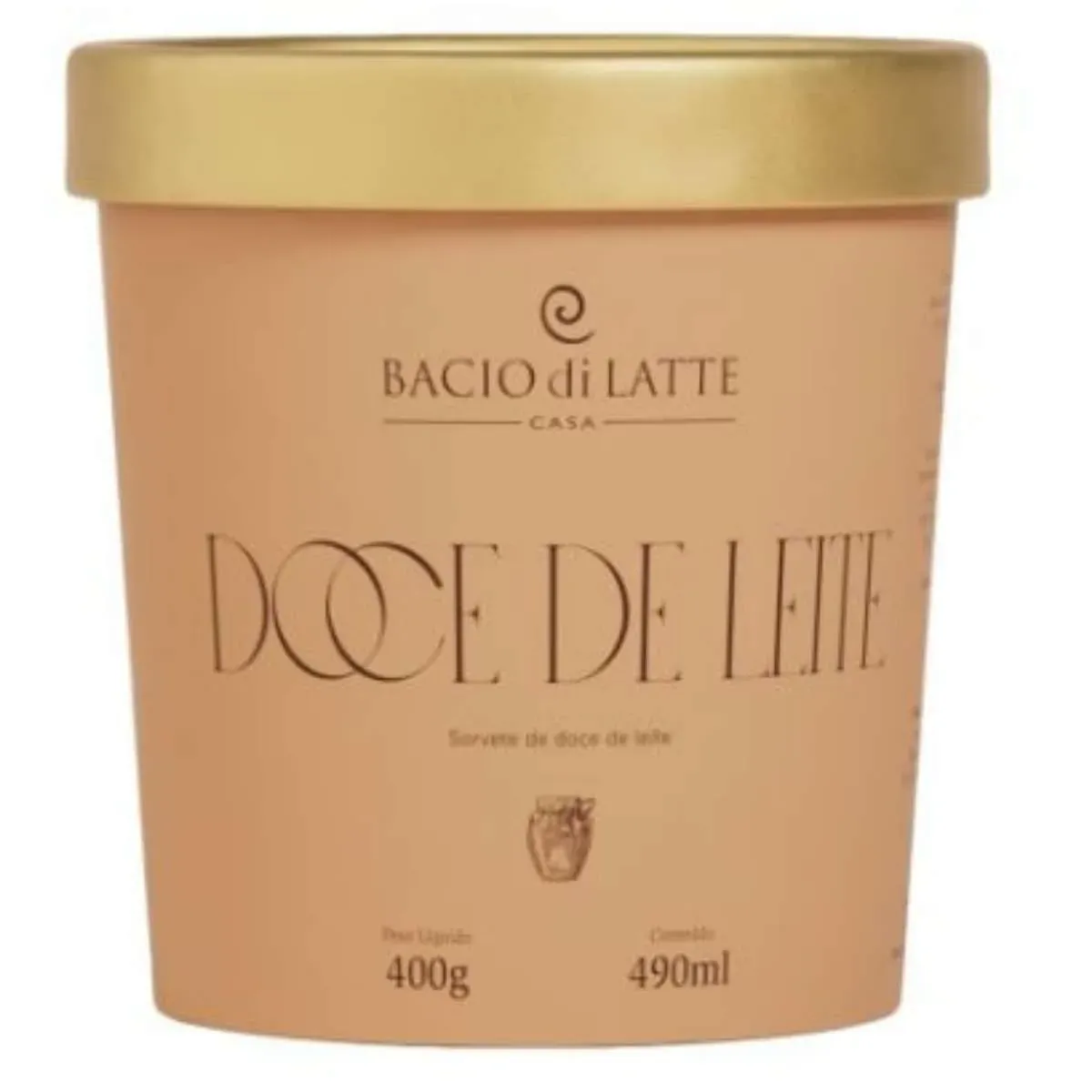 Sorvete Doce de Leite Bacio Di Latte 490ML