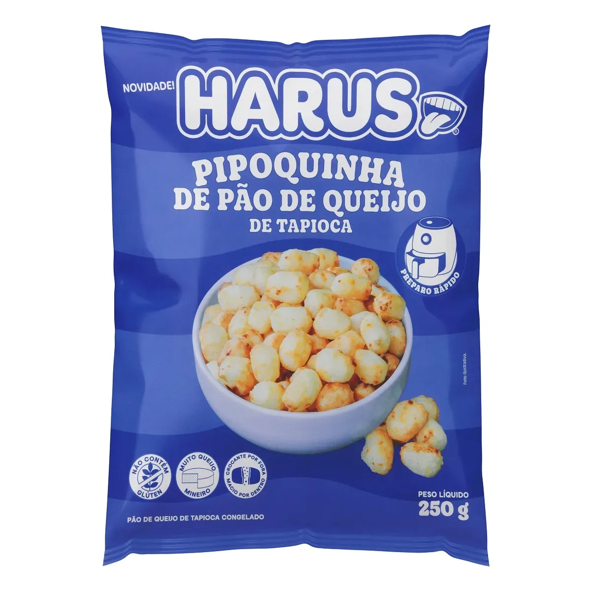 Pipoquinha de Pão de Queijo Harus 250G