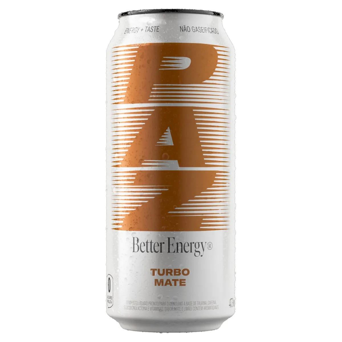 Energético Turbo Mate Limão Zero Açúcar Paz 473ML