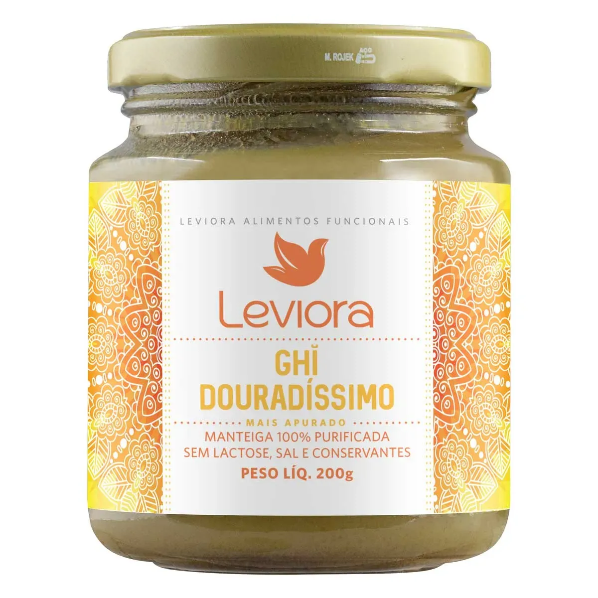 Manteiga Ghee Douradíssimo Leviora Vidro 200G