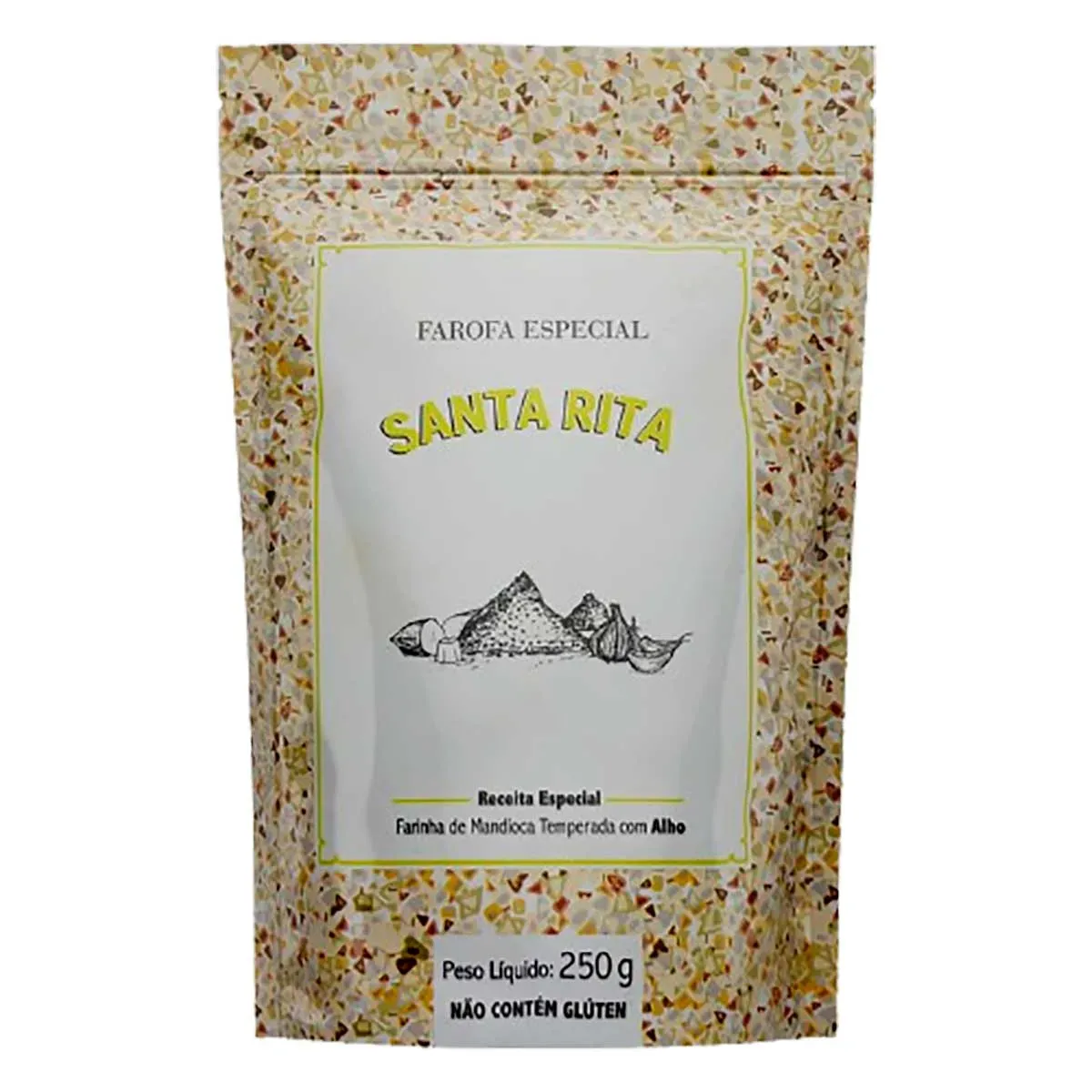 Farofa Alho Santa Rita 250G