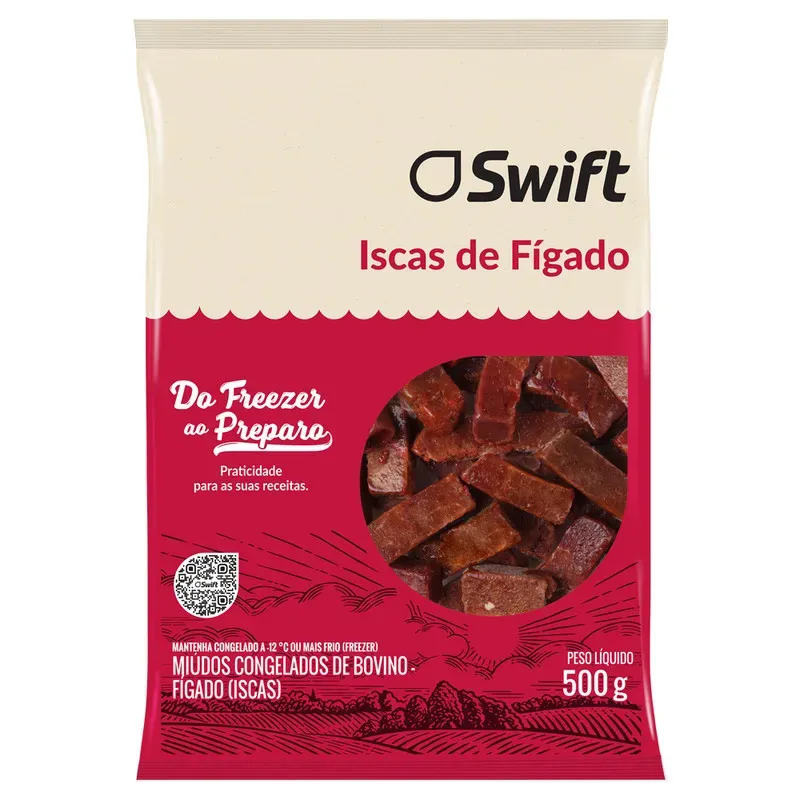 Iscas de Fígado Iqf Swift 500G