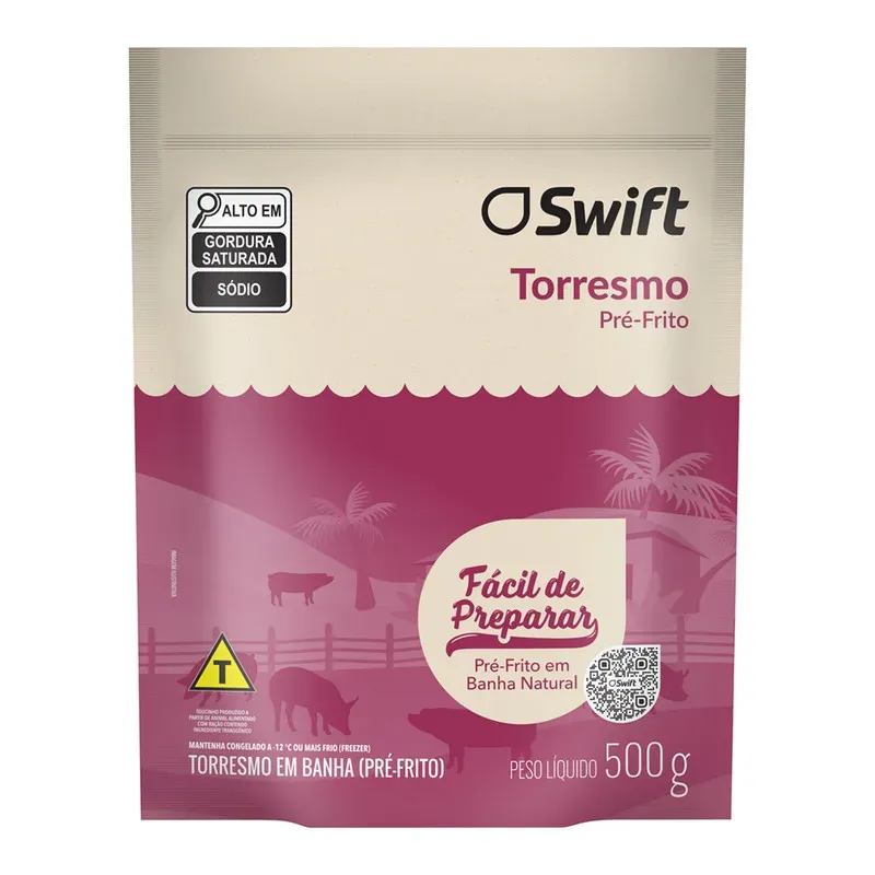 Torresmo Pré Frito Swift 500G