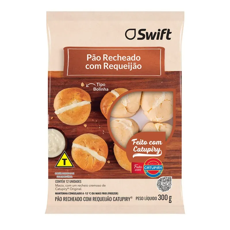 Pão Recheado Com Catupiry Swift 300G