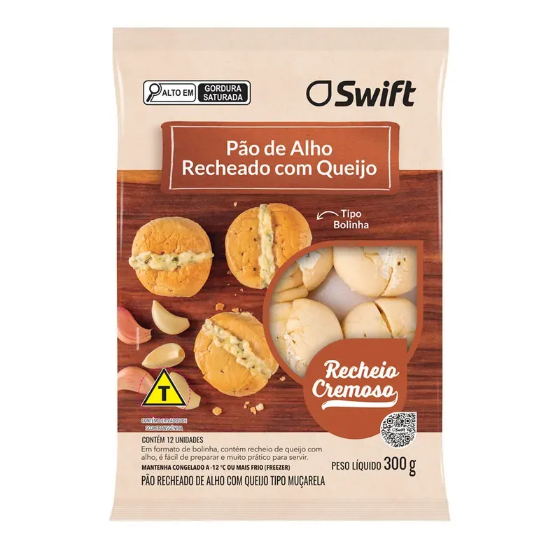Pão de Alho Bolinha Swift 300G