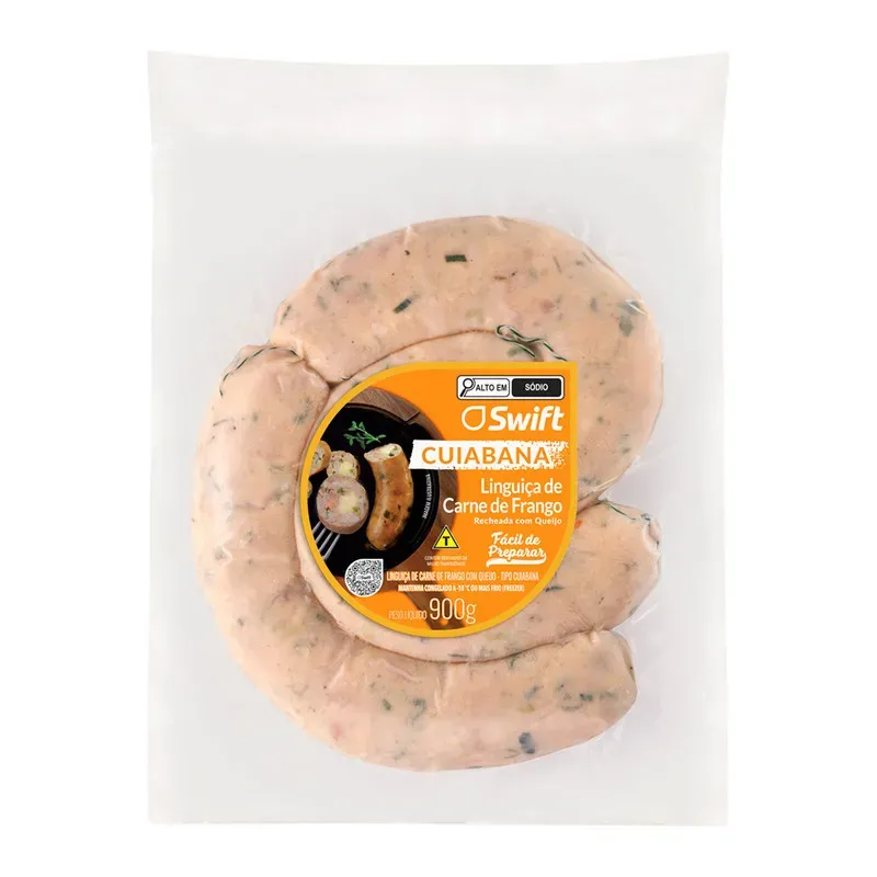 Linguiça Cuiabana Frango Swift 900G