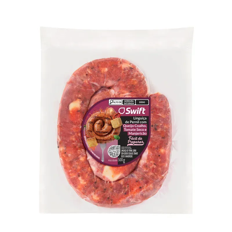 Linguiça de Perni com Queijo Coalho Swift 500G