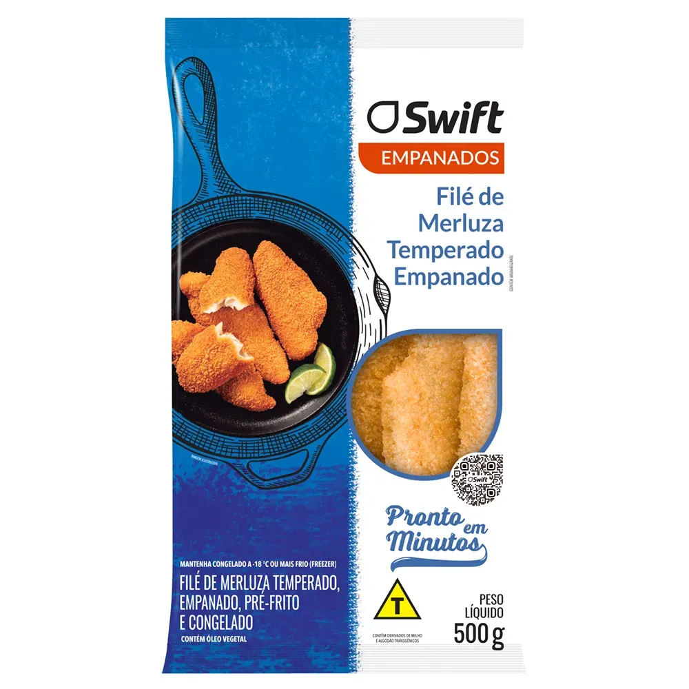 Filé de Merluza Empanada Swift 500G