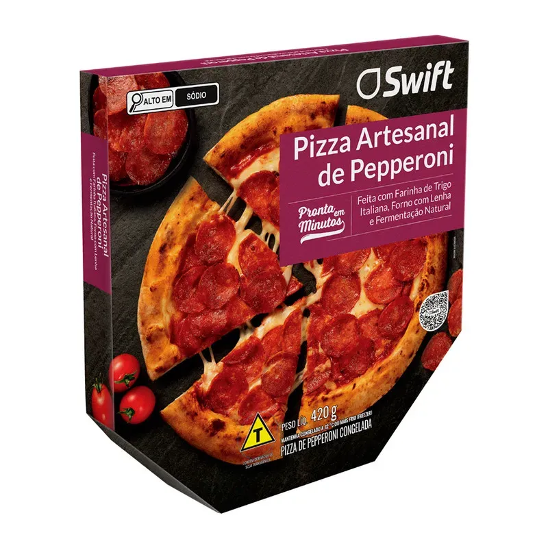 Pizza Artesanal de Pepperoni Swift 420G