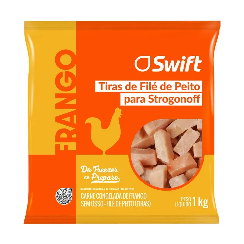 Filé de Peito em Tiras Swift 1KG