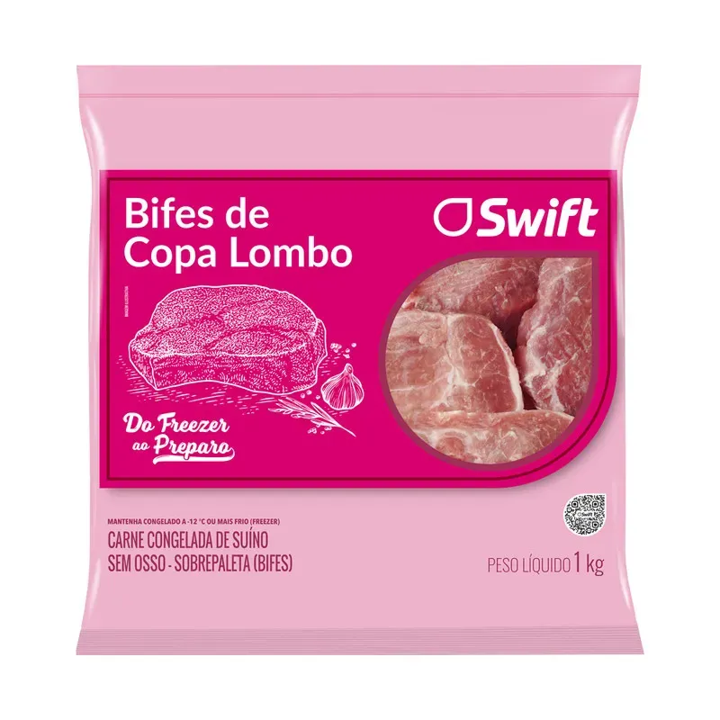 Bife De Copa Lombo Suino Swift 1KG