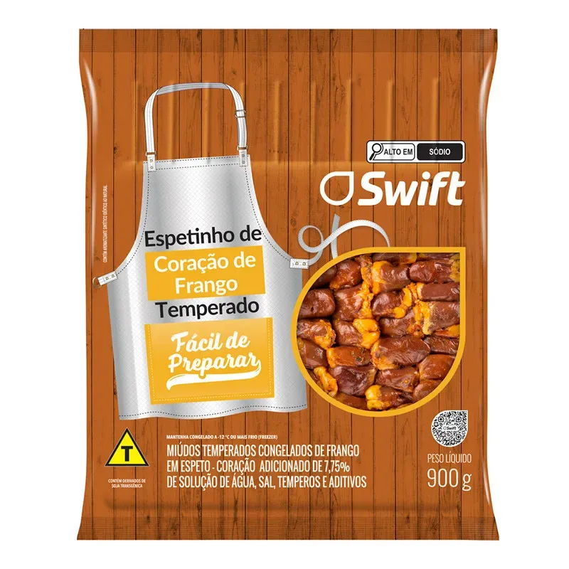 Espetinho de Coração Swift 900G